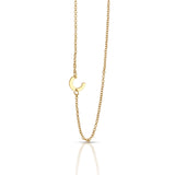 Lucky Feather Celebrate You Initial Necklace - C