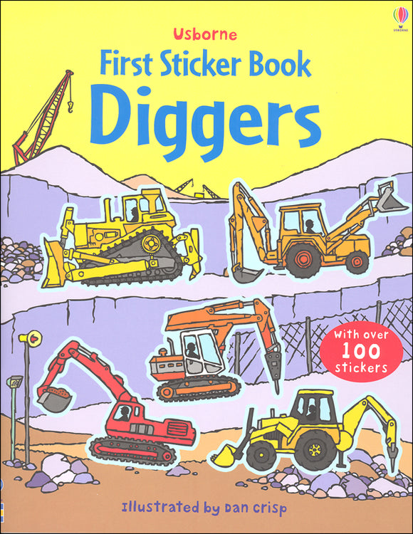 Usborne First Sticker Book Diggers