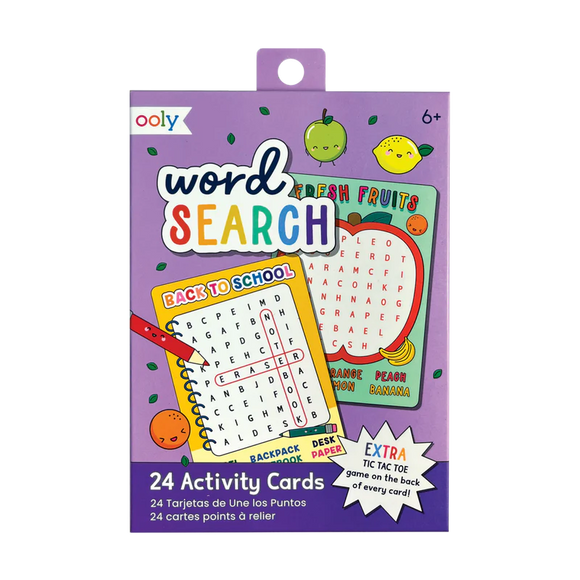 Ooly Word Search Activity Cards