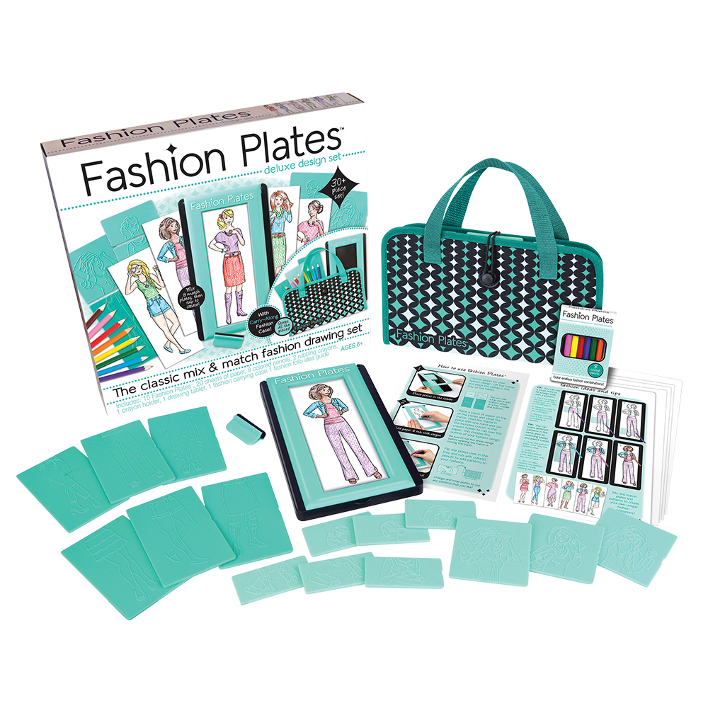 Fashion Plates Deluxe Kit - - Fat Brain Toys