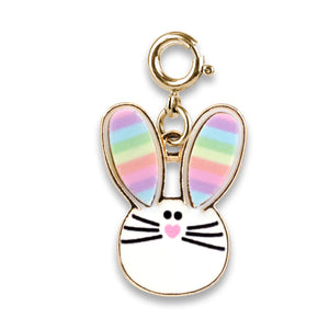 Charm It Gold Rainbow Bunny Charm