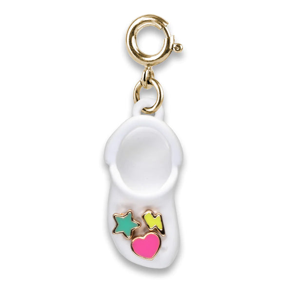 Charm It Gold Rubber Clog Charm