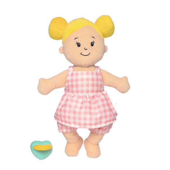 Manhattan Toy® Wee Baby Stella Peach with Blonde Buns (New Box)