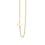 Lucky Feather Celebrate You Initial Necklace - N