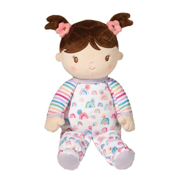 Douglas Isabelle Rainbow Stripe Soft Doll 13
