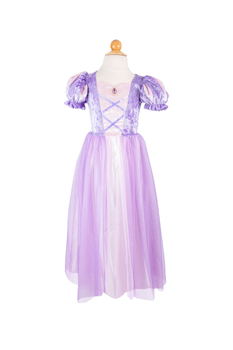 purple disney princess dress Great Pretenders Velvety Soft Once Upon a Tower Princess – Growing Tree Toys