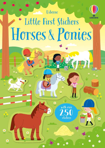 Usborne Little Stickers Horses & Ponies (Updated)