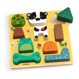 Djeco Puzz & Match Happy Wooden Puzzle