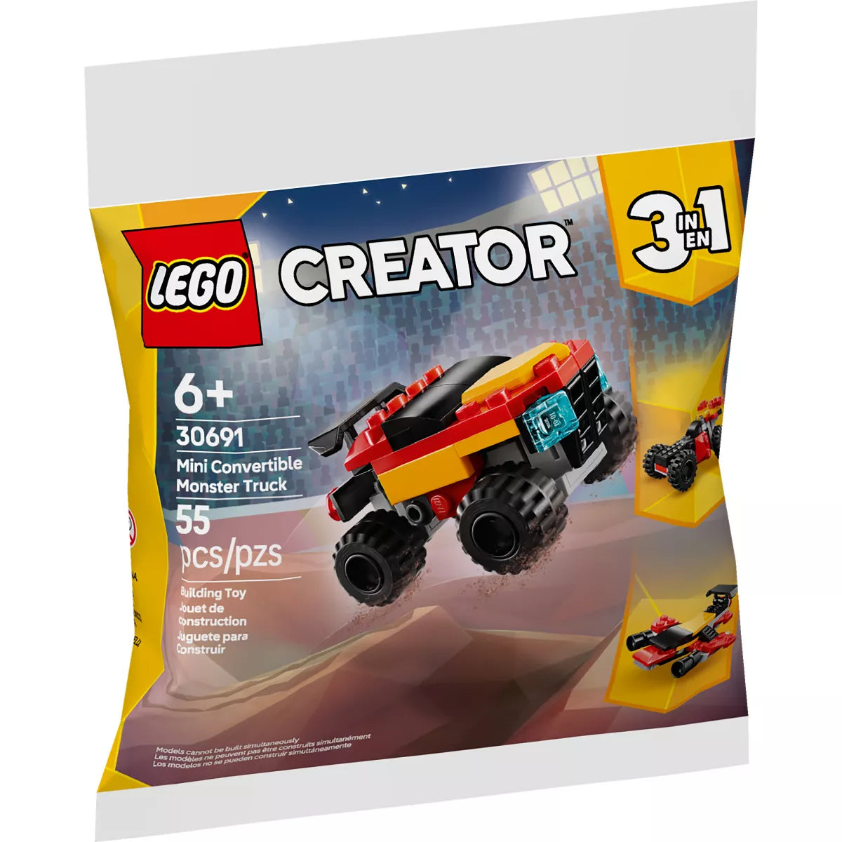LEGO® Creator 3-in-1 Mini Convertible Monster Truck 30691