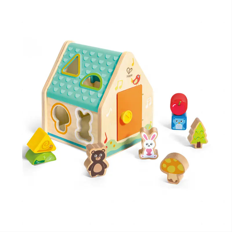 Hape Critter House Shape Sorter – Growing Tree Toys