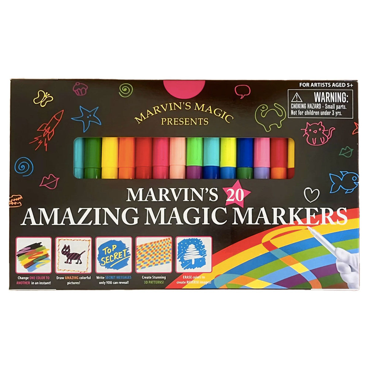 Marvin's Amazing Magic Pens - 20 Pcs