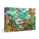 eeBoo 100 Piece Puzzle Love of Bugs