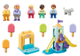 Playmobil 1.2.3 Adventure Tower with Ice Cream Booth 71326