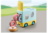 Playmobil 1.2.3 Doughnut Truck with Stacking and Sorting Feature 71325