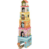 Bababoo® Tower House Stacking Game