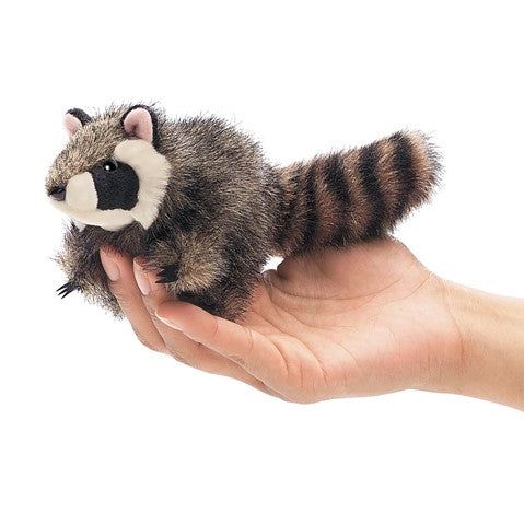 Folkmanis® Finger Puppet: Mini Raccoon