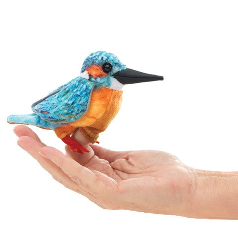 Folkmanis® Finger Puppet: Mini Common Kingfisher
