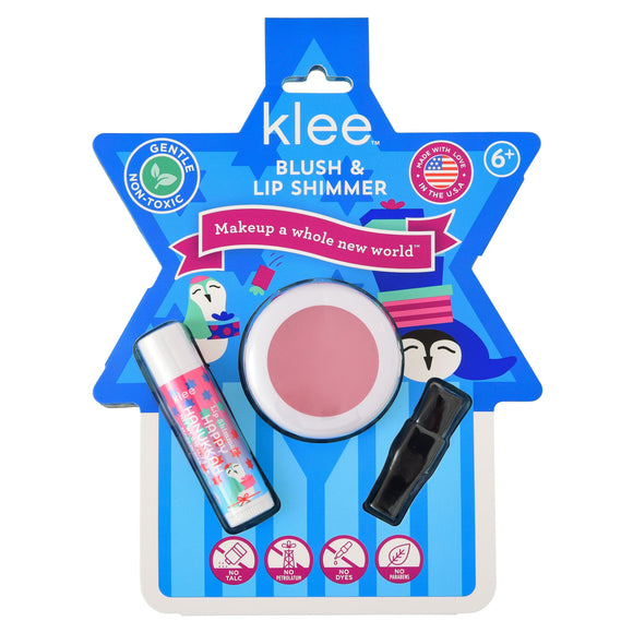 Klee Naturals Candlelight Glow Blush and Lip Shimmer Set