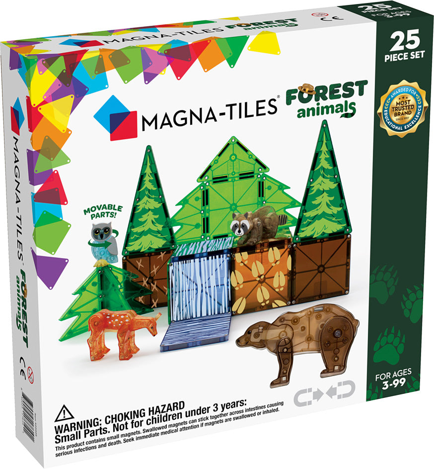 Magna-Tiles® Forest Animals 25 Piece Set – Growing Tree Toys