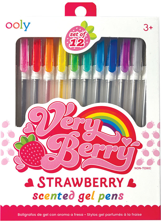 Ooly Very Berry Scented Gel Pens - Set of 12