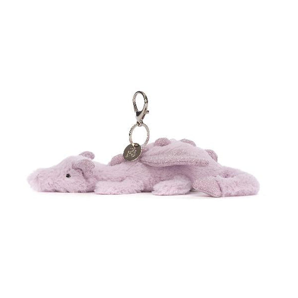 Jellycat Lavender Dragon Bag Charm 7