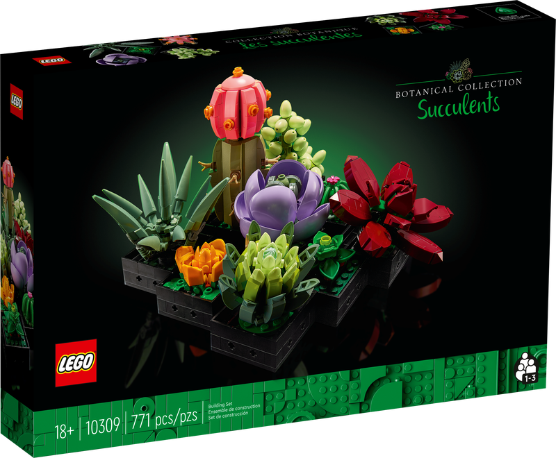 lego icons succulents artificial plant set LEGO® Icons: Succulents 10309
