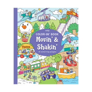 Ooly Color-In' Book - Movin' and Shakin'
