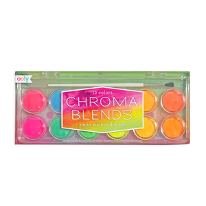 Ooly Chroma Blends Watercolor Paints Neon