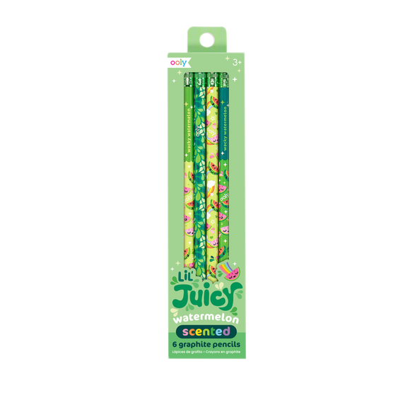 Ooly Lil Juicy Scented Graphite Pencils - Watermelon