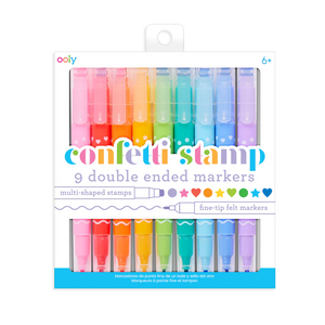 Ooly Confetti Stamp Double-Ended Stamp Markers