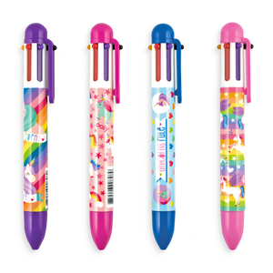 Ooly 6-Click Multi Color Pen Unique Unicorns