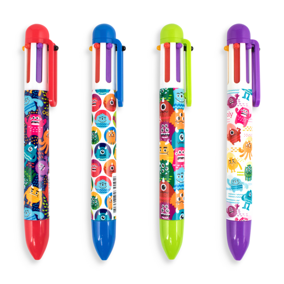 Ooly 6-Click Multi Color Pen Monster