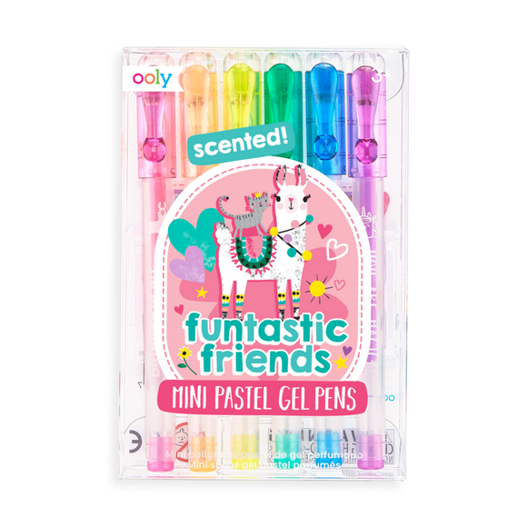 Ooly Funtastic Friends Scented Colored Mini Gel Pens