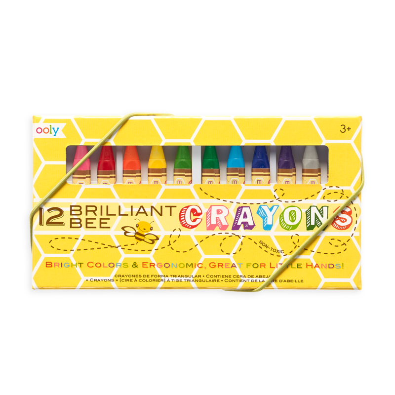 Brilliant Bee Crayons (Set of 12)