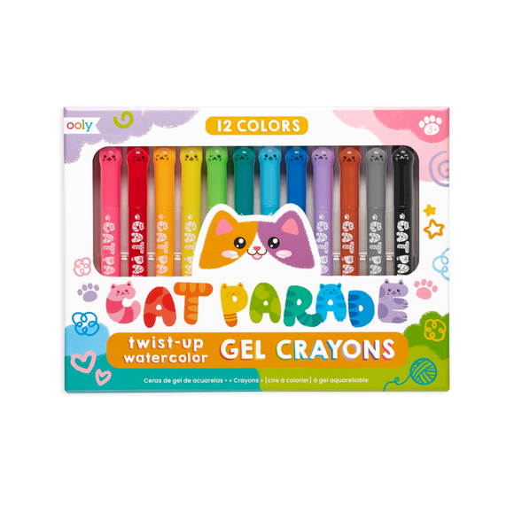 Ooly Cat Parade Watercolor Gel Crayons