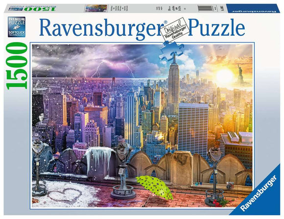 Ravensburger Puzzle 1500 Piece Seasons of New York