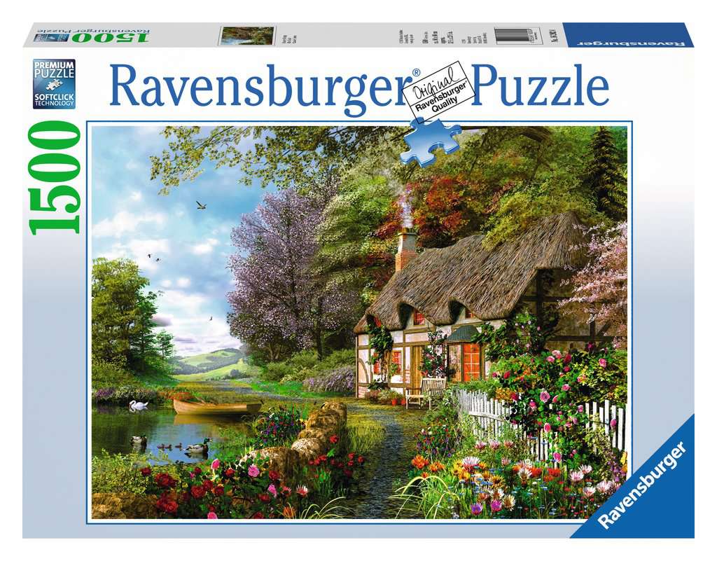 Machtig badminton alias Ravensburger Puzzle 1500 Piece Country Cottage – Growing Tree Toys