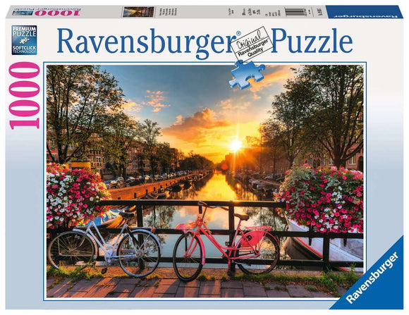 Ravensburger Puzzle 1000 Piece Bicycles in Amsterdam