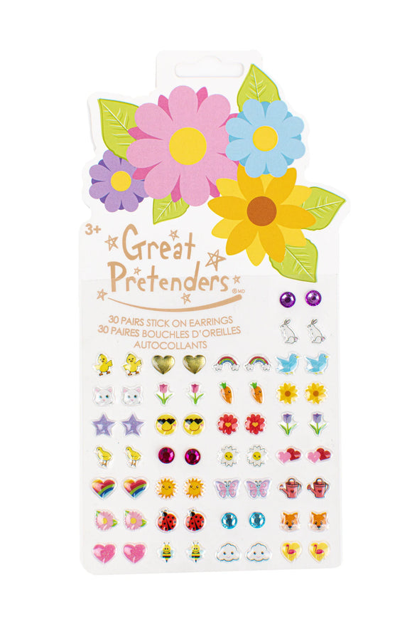 Great Pretenders Spring Flower Sticker Earrings