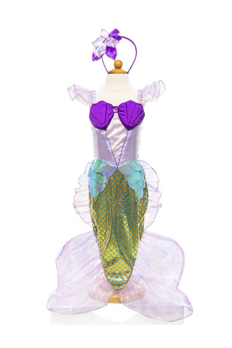 great pretenders mermaid dress Mermaid Dress & Headband, Lilac 3-4