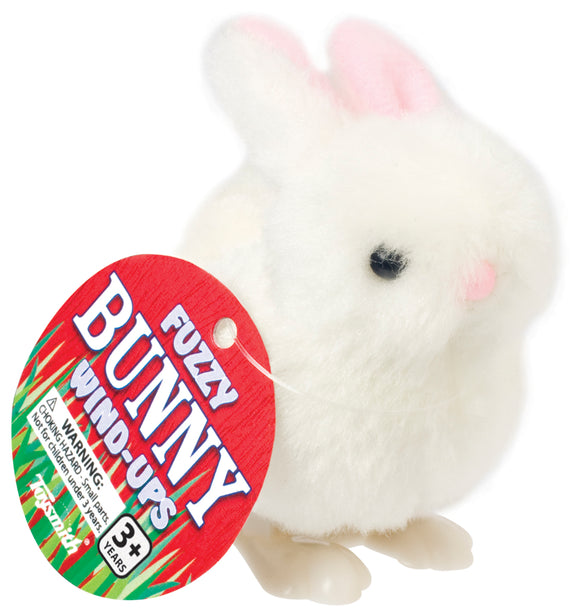 Toysmith Fuzzy Bunny Wind-Ups