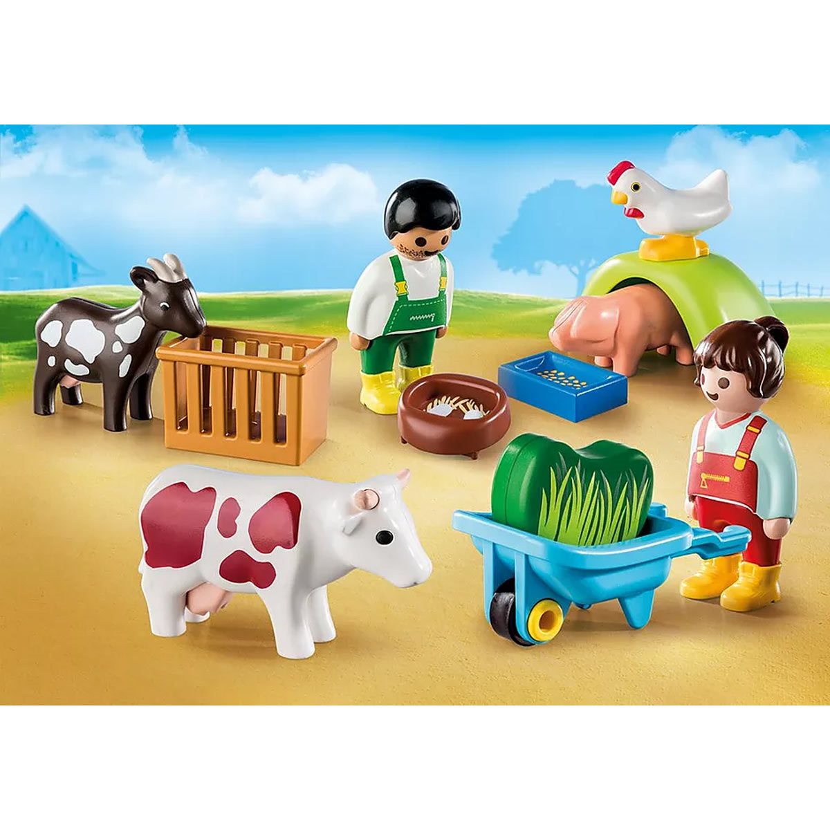  Playmobil Farm with Small Animals : Toys & Games