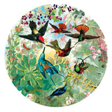eeBoo 500 Piece Round Puzzle Hummingbirds