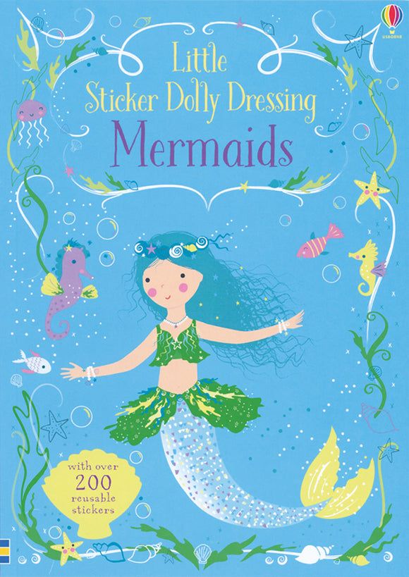 Usborne Little Sticker Dolly Dressing Mermaids