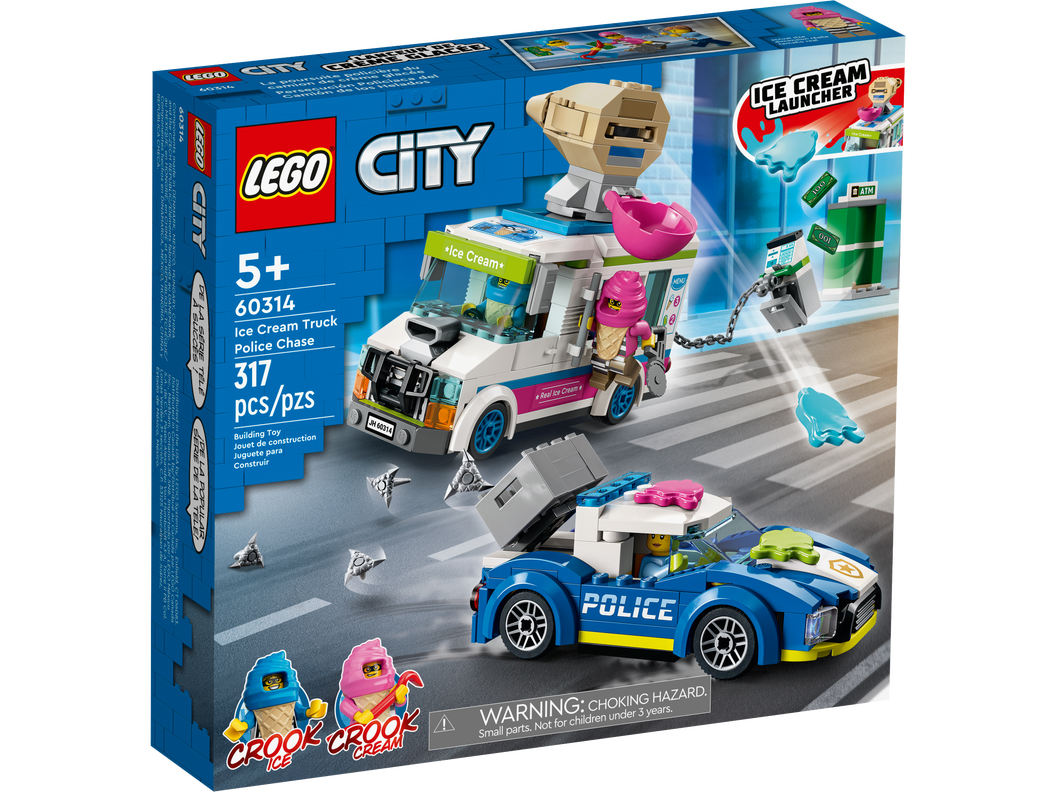 Op te slaan Correspondent strijd LEGO® City Ice Cream Truck Police Chase 60314 – Growing Tree Toys