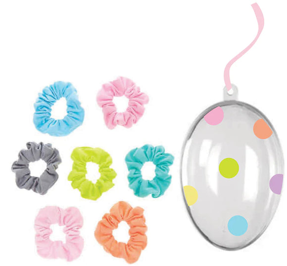 iScream® Let's Polka Dot Scrunchie Egg Ornament Set