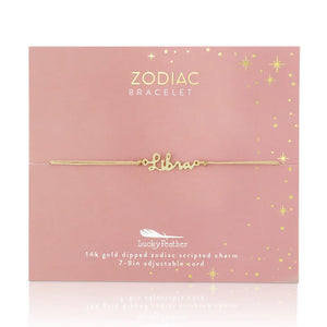 Lucky Feather Zodiac Bracelet: Libra