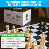 Best Chess Set Ever XL - Quadruple Weight 4X