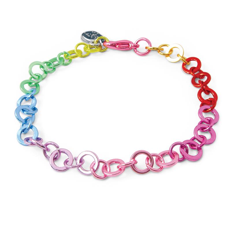 Charm It! Bracelet Rainbow Chain