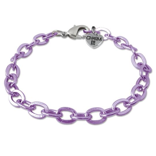 Charm It Bracelet Purple Chain